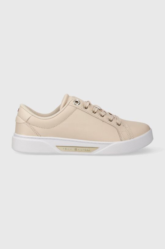 

Кроссовки GOLDEN HW COURT SNEAKER Tommy Hilfiger, бежевый