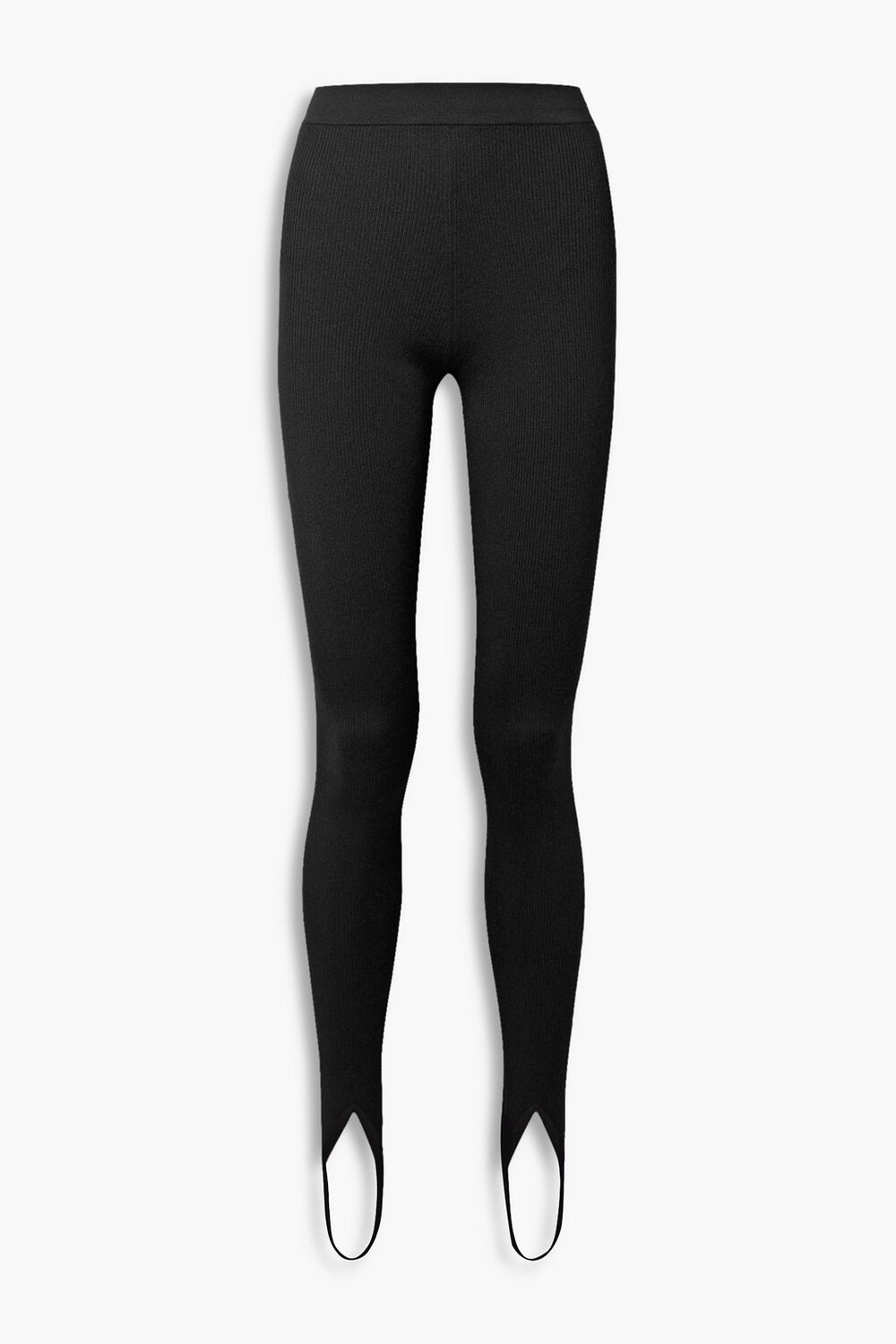 

Леггинсы из кашемира в рубчик со штрипками TOM FORD, черный