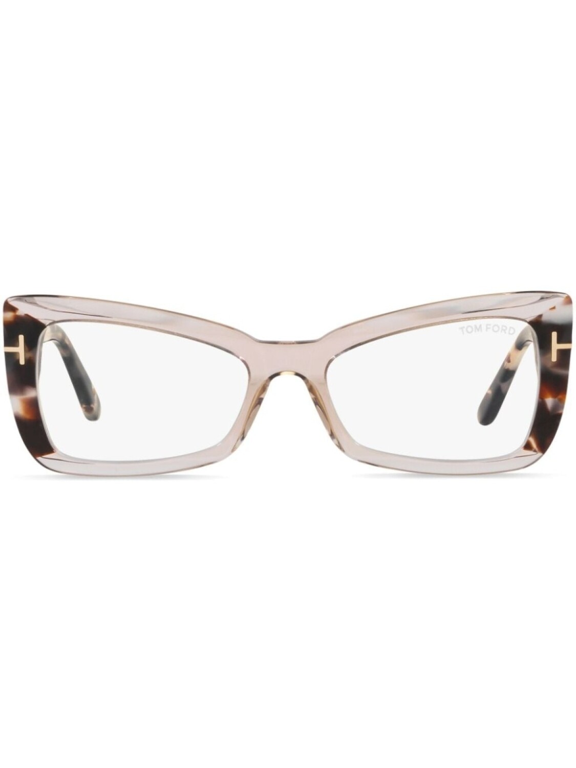 

TOM FORD Eyewear очки в прямоугольной оправе, коричневый
