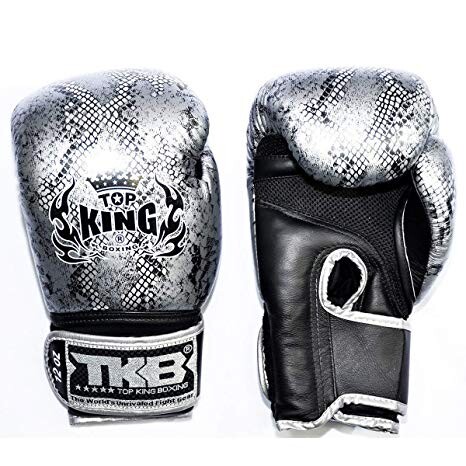 

Боксерские перчатки Top King TKBGSS02 No Air, черный / серебряный