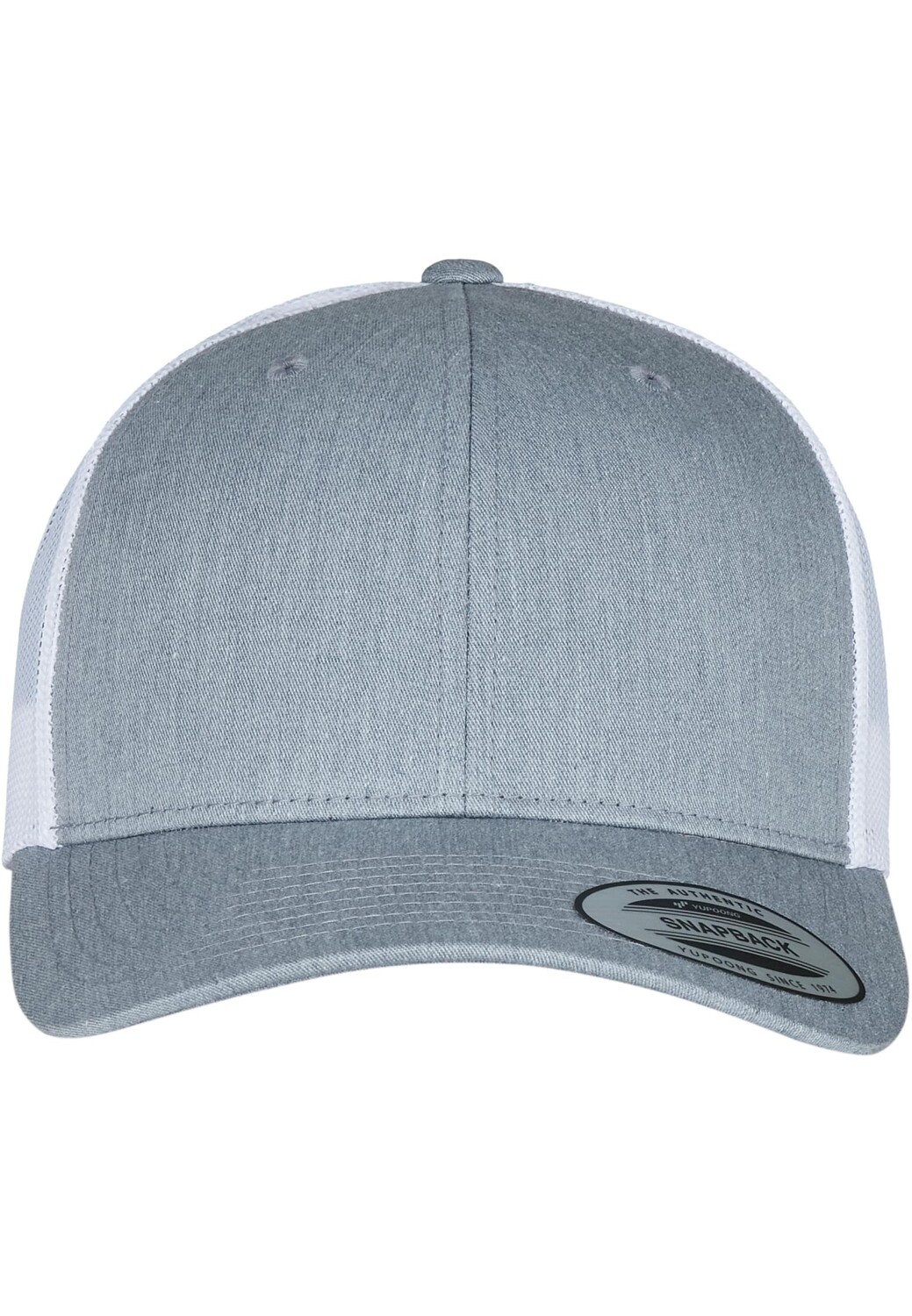 

Бейсболка Flexfit Trucker, цвет heather/white
