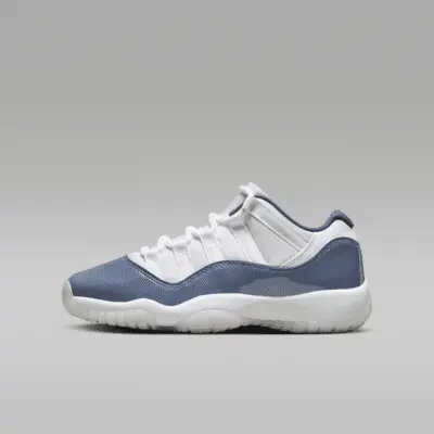 

Кроссовки Jordan Air 11 Retro Low "Diffused Blue", цвет White/Diffused Blue/Football Grey/Midnight Navy