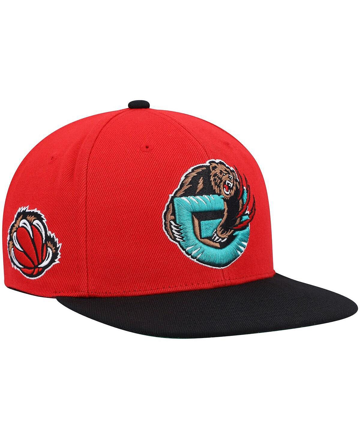 

Мужская красно-черная кепка Vancouver Grizzlies Hardwood Classics Snapback Mitchell & Ness