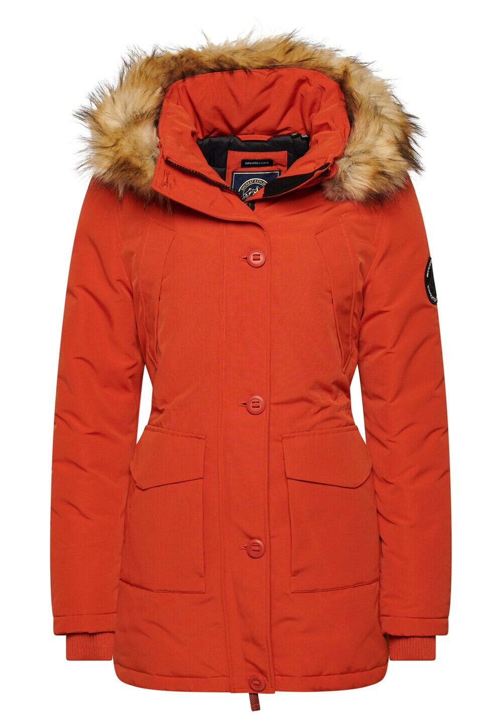 

Зимняя куртка Superdry Everest, темно-оранжевый