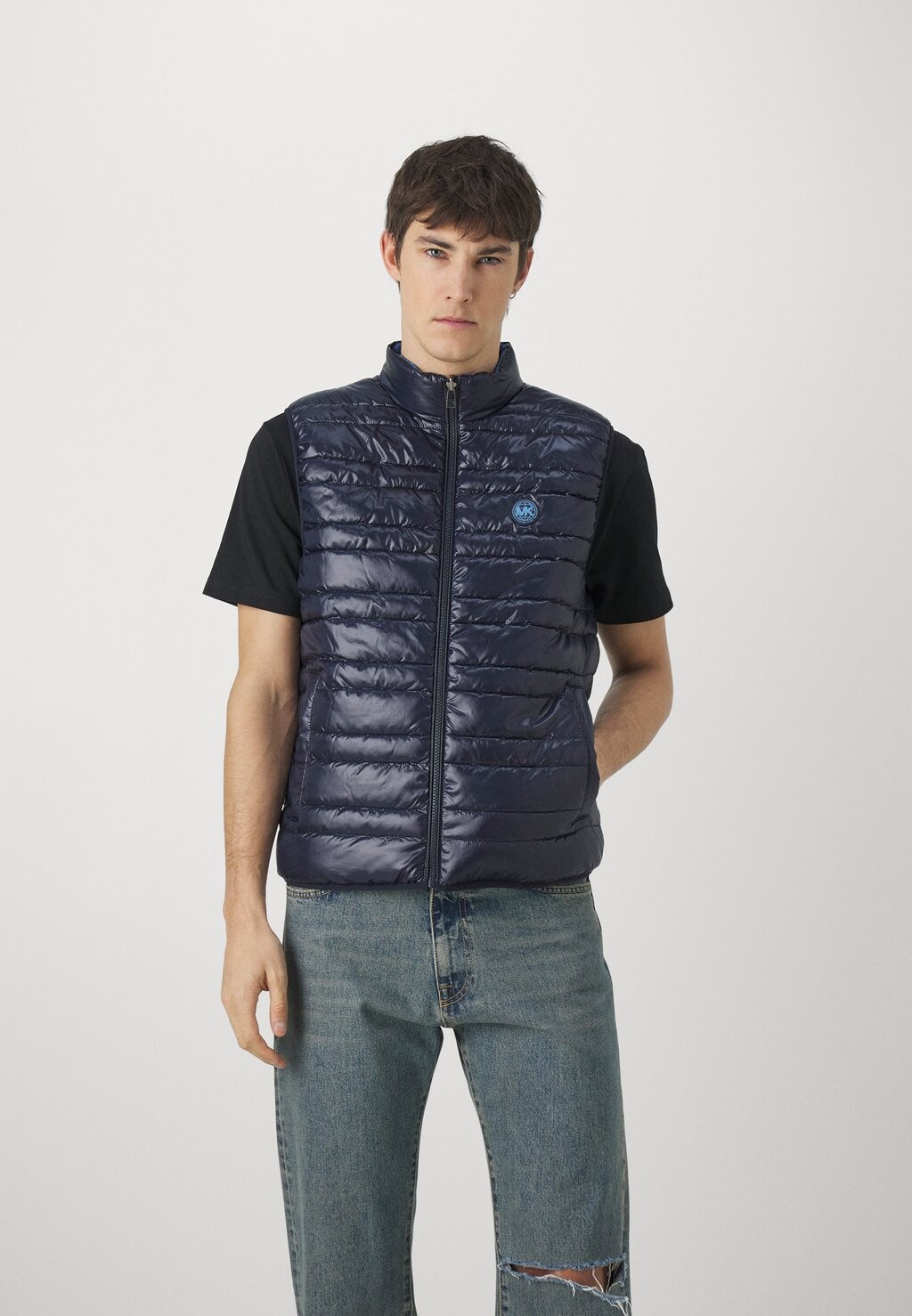 

Жилет REVERSIBLE VEST Michael Kors, темно-синий