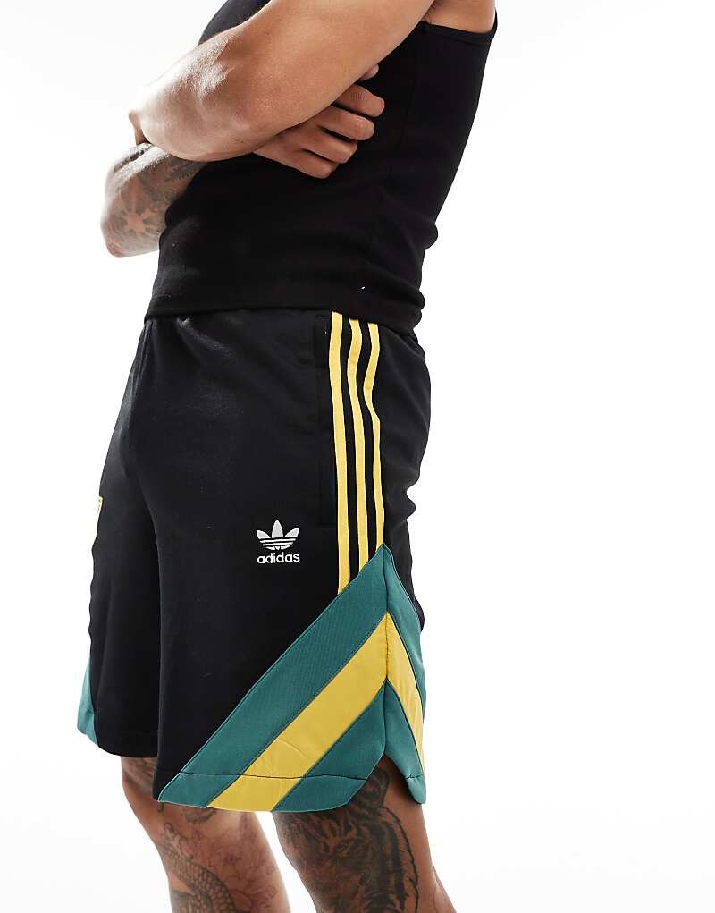 

adidas Performance – Jamaica Originals – черные шорты