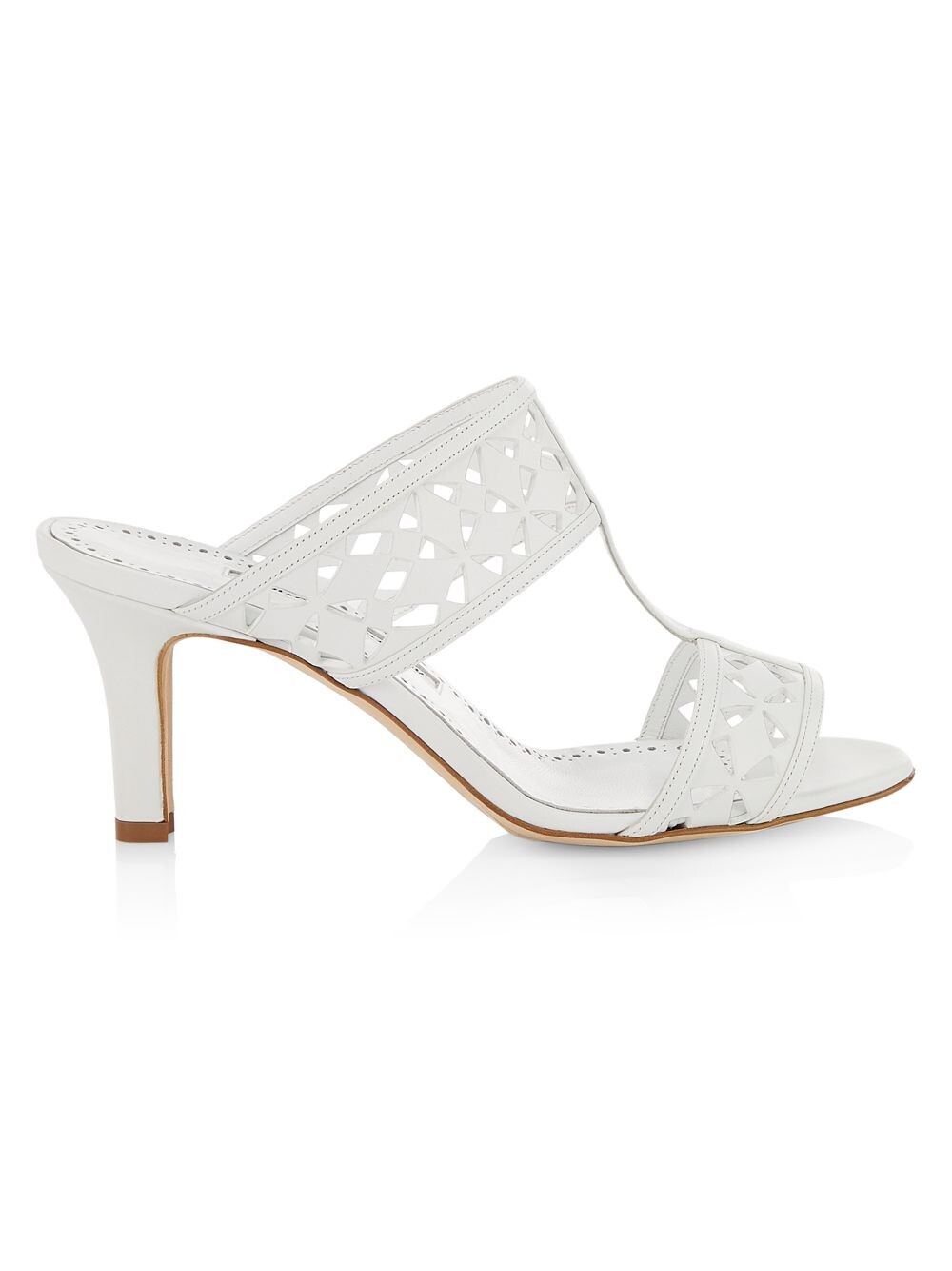 

Кожаные сандалии Sophocles 70MM Manolo Blahnik, белый