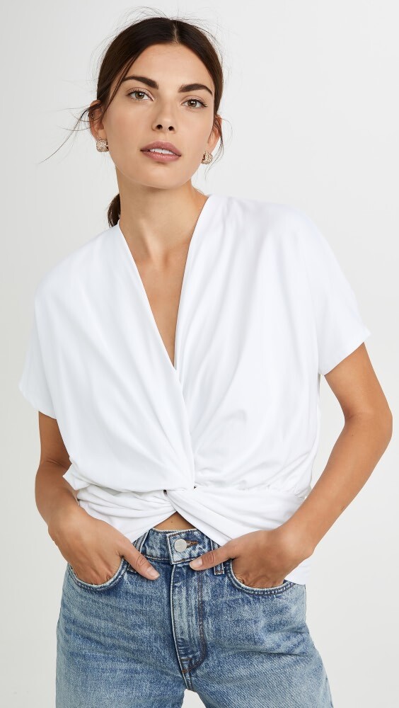 

Топ Susana Monaco Twist Front Dolman