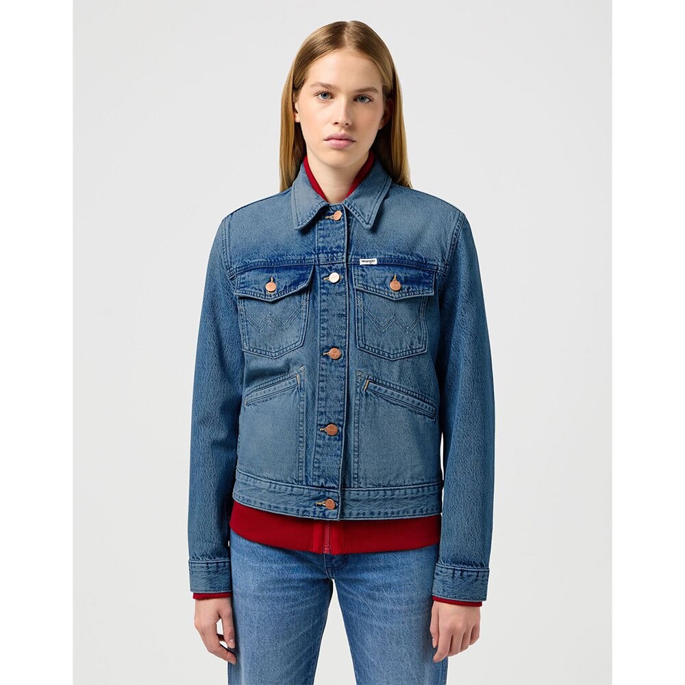 

Куртка Wrangler 112350343 Heritage Denim, синий