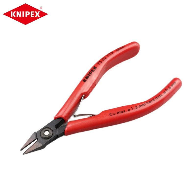 Мощные электронные диагональные плоскогубцы KNIPEX 125 мм, ремонт электрики, электронные ножницы, диагональные плоскогубцы, кусачки 75 02 125 по индивидуальному заказу (срок поставки 4-8 недель)