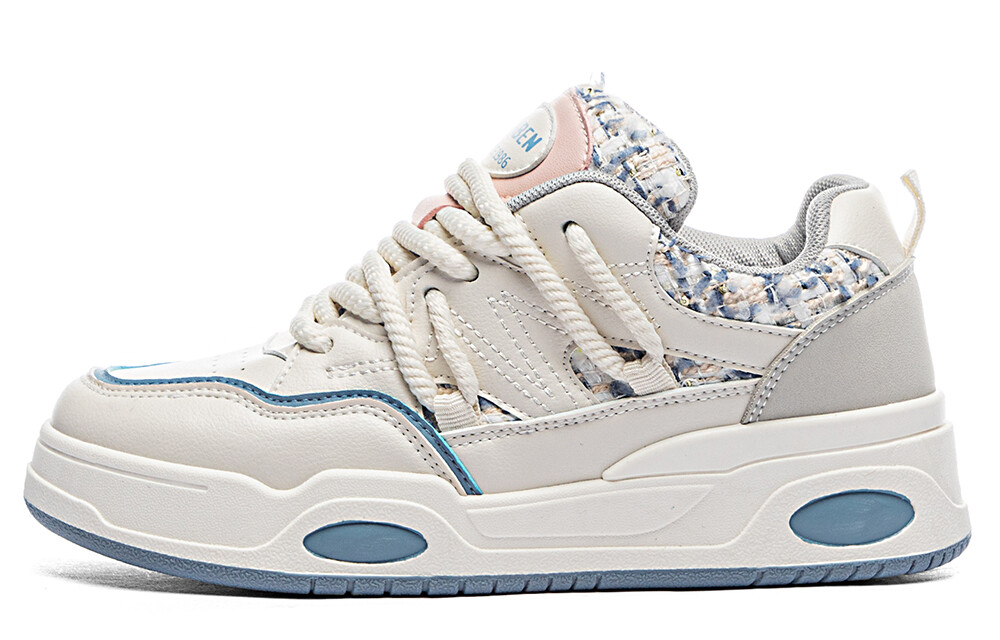 

Кроссовки RENBEN Skateboarding Shoes Women's Low-top M/lan, синий