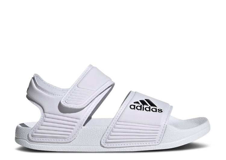 Кроссовки Adidas ADILETTE SANDAL 'WHITE BLACK', белый adilette sandal 4