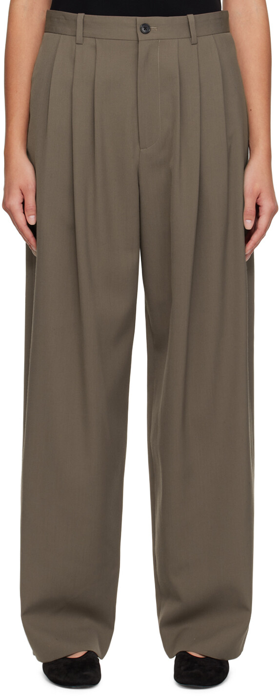 

Брюки The Row Taupe Rufos