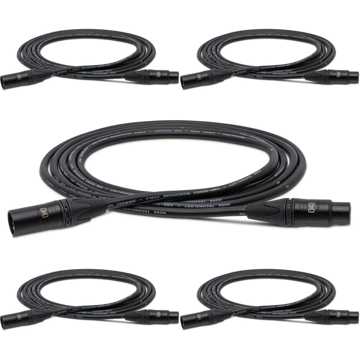 

Кабель микрофона Hosa CMK-015AU Edge — 15 футов (5 шт.)