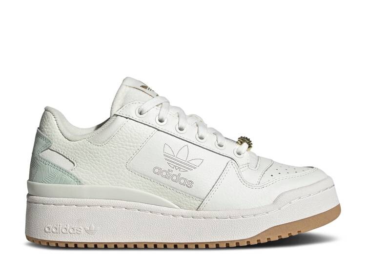 Кроссовки Adidas WMNS FORUM BOLD 'WHITE LINEN GREEN', белый кроссовки adidas originals forum bold vegan white linen greelmost lime