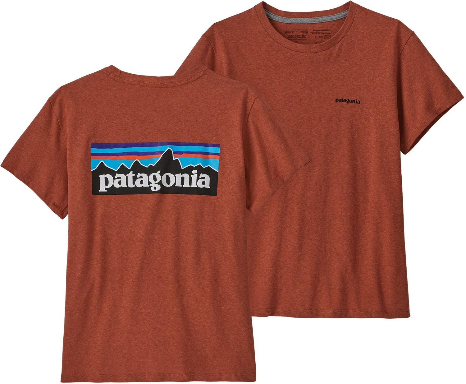

Футболка P-6 Logo Responsibili — женская Patagonia, розовый