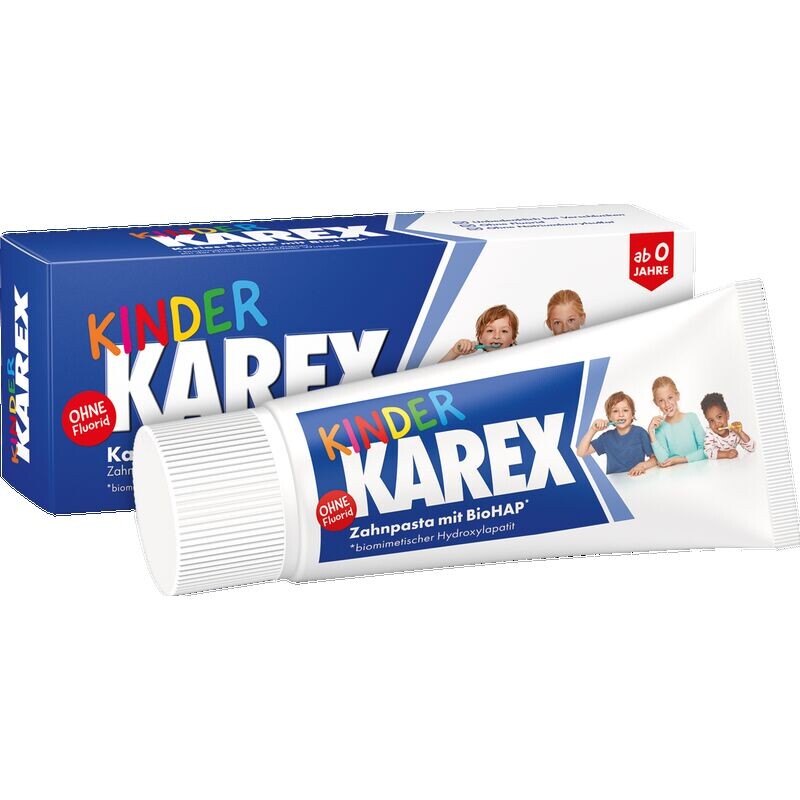

Зубная паста детская, 0-6 лет, без фтора KAREX, 50 ml