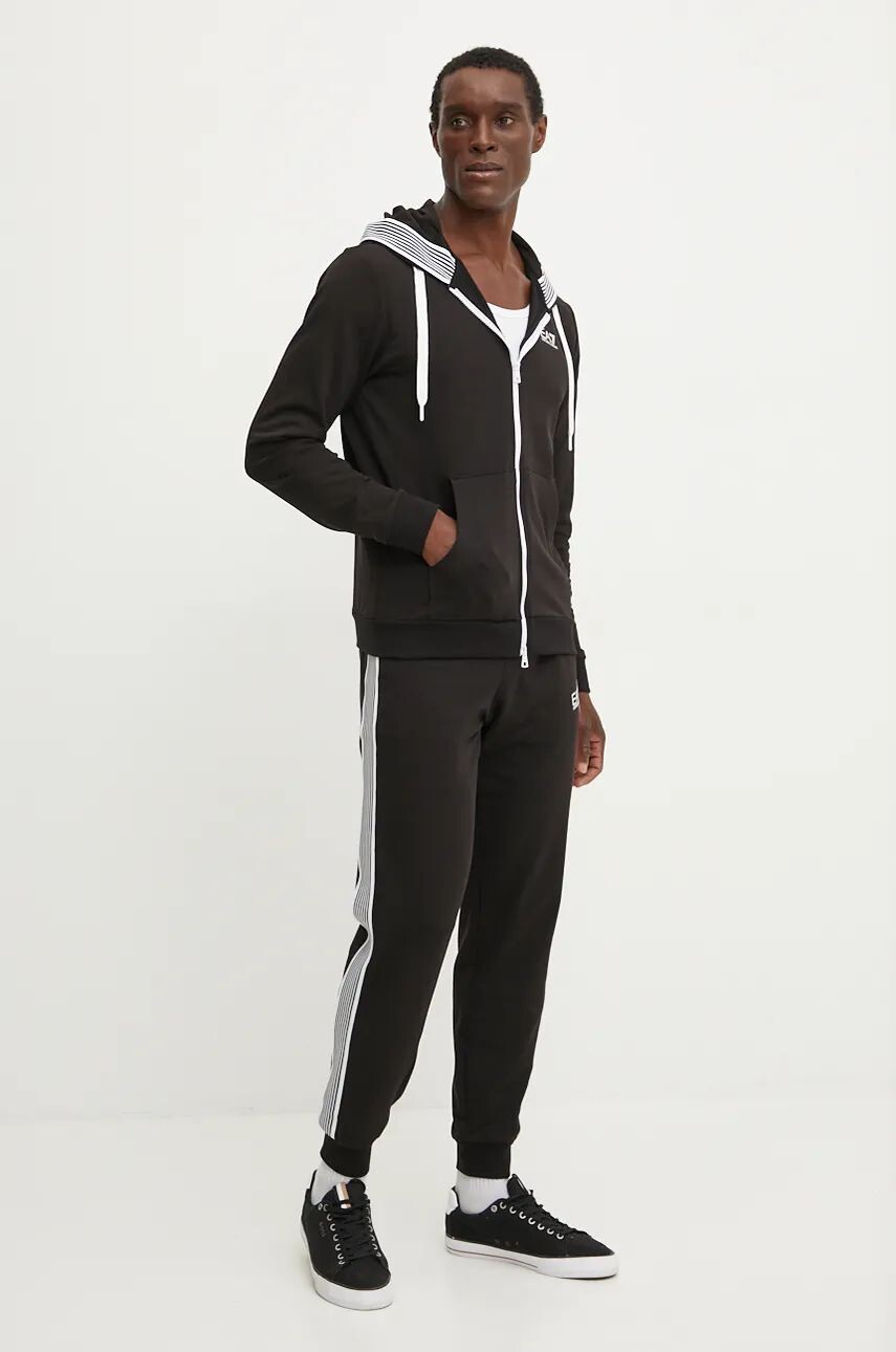 

Спортивный костюм EA7 Emporio Armani, черный
