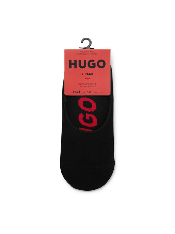 Мужские носки-кроссовки Hugo, черный высокие мужские носки hugo черный
