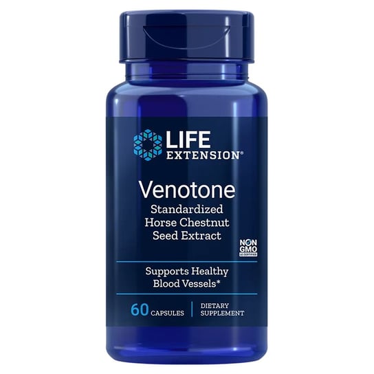 Стандартизированный экстракт семян конского каштана Life Extension, Venotone, 60 капсул