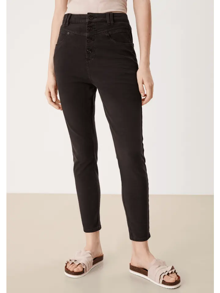 

Тканевые брюки QS, черный