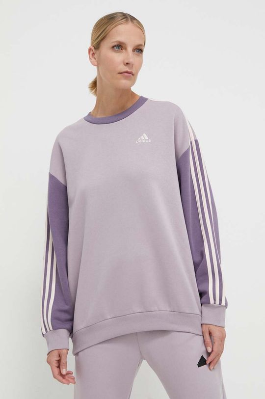 Толстовка adidas, фиолетовый толстовка adidas размер 2xs фиолетовый