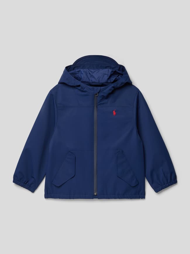 

Куртка с пришитой этикеткой Polo Ralph Lauren, темно-синий