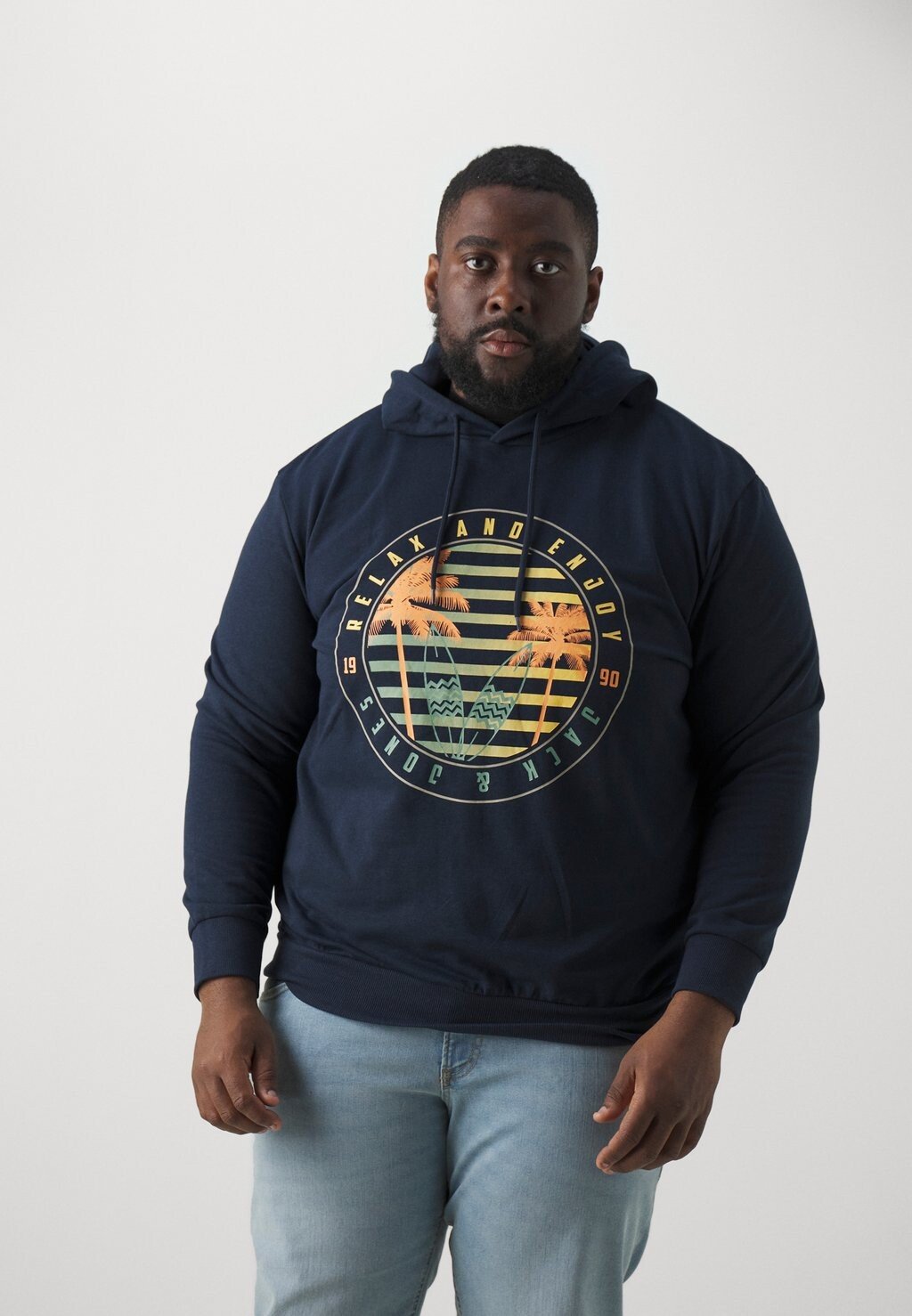 

Толстовка JJSUMMER VIBE HOOD Jack & Jones, цвет navy blazer