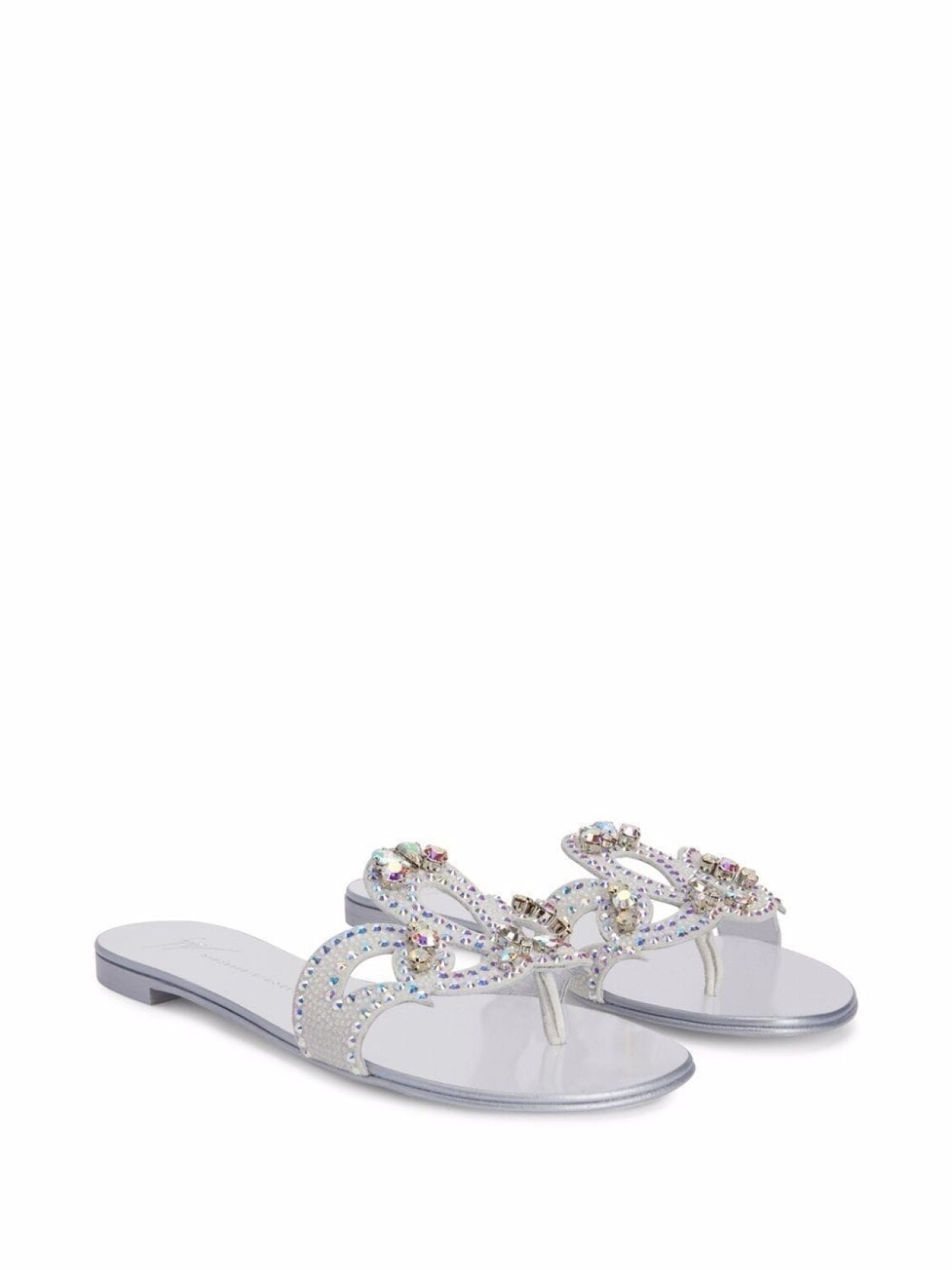

Giuseppe Zanotti сандалии Turchesite, серебряный