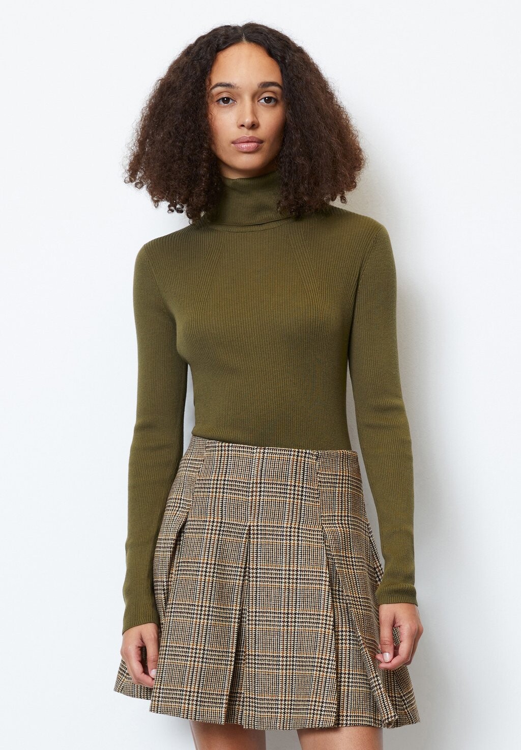 

Джемпер Marc O'Polo LONGSLEEVE TURTLE NECK, цвет forest floor