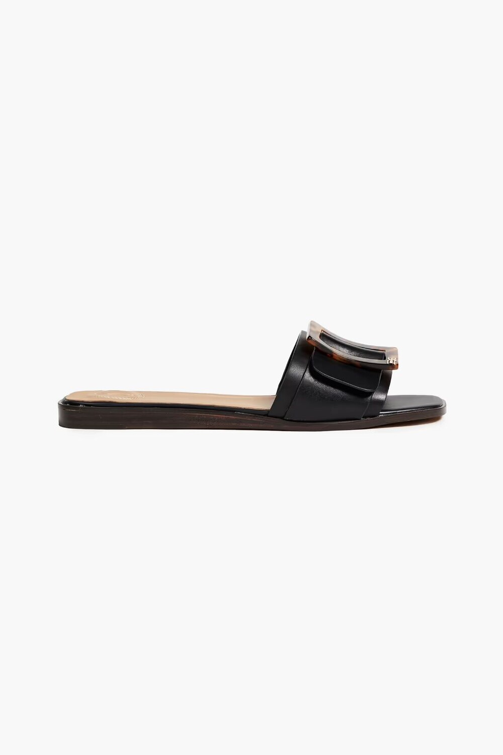 

Кожаные шлепанцы Inez Sam Edelman, черный