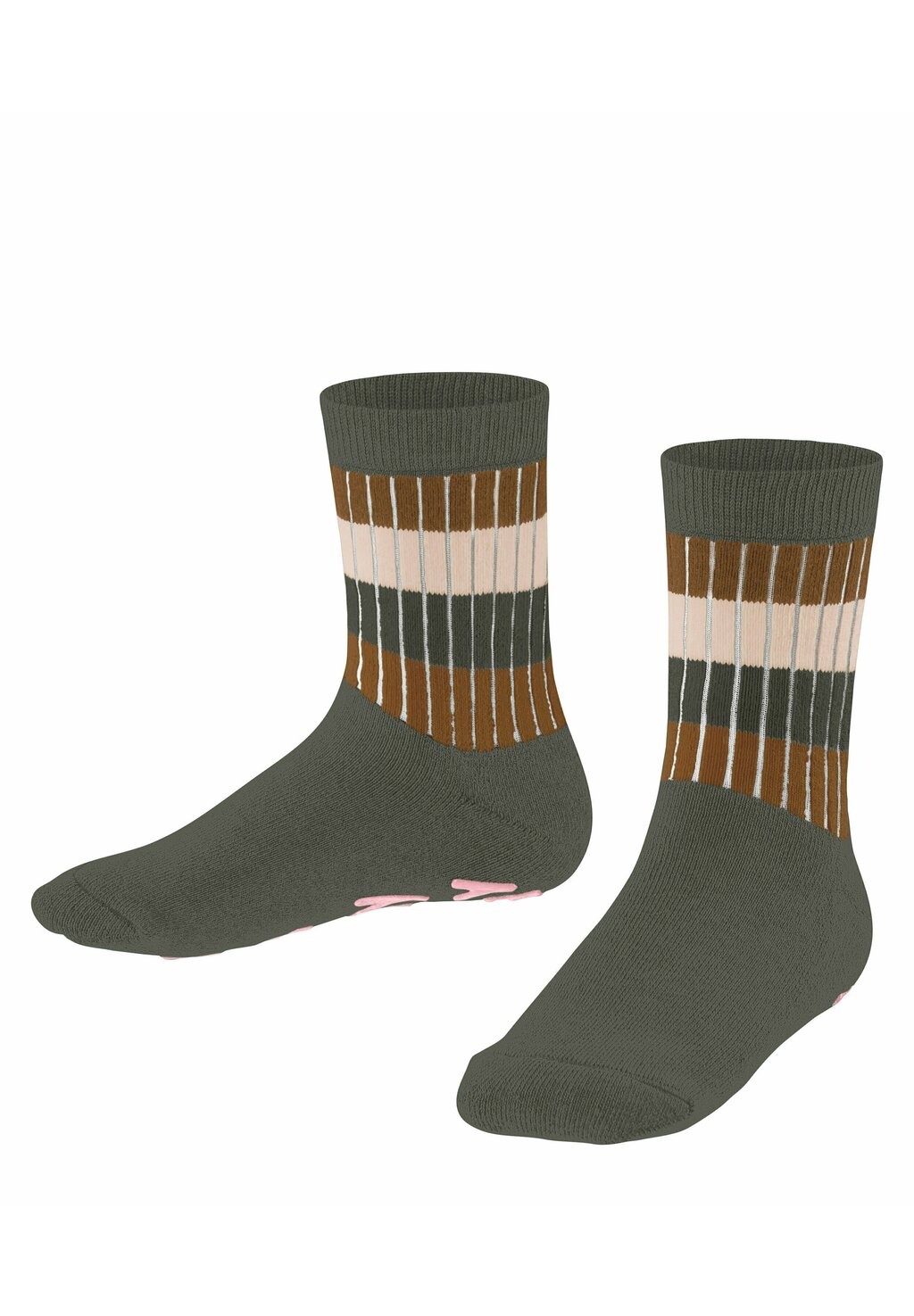

Носки Multi Stripe Rib Homepads Esprit, цвет military
