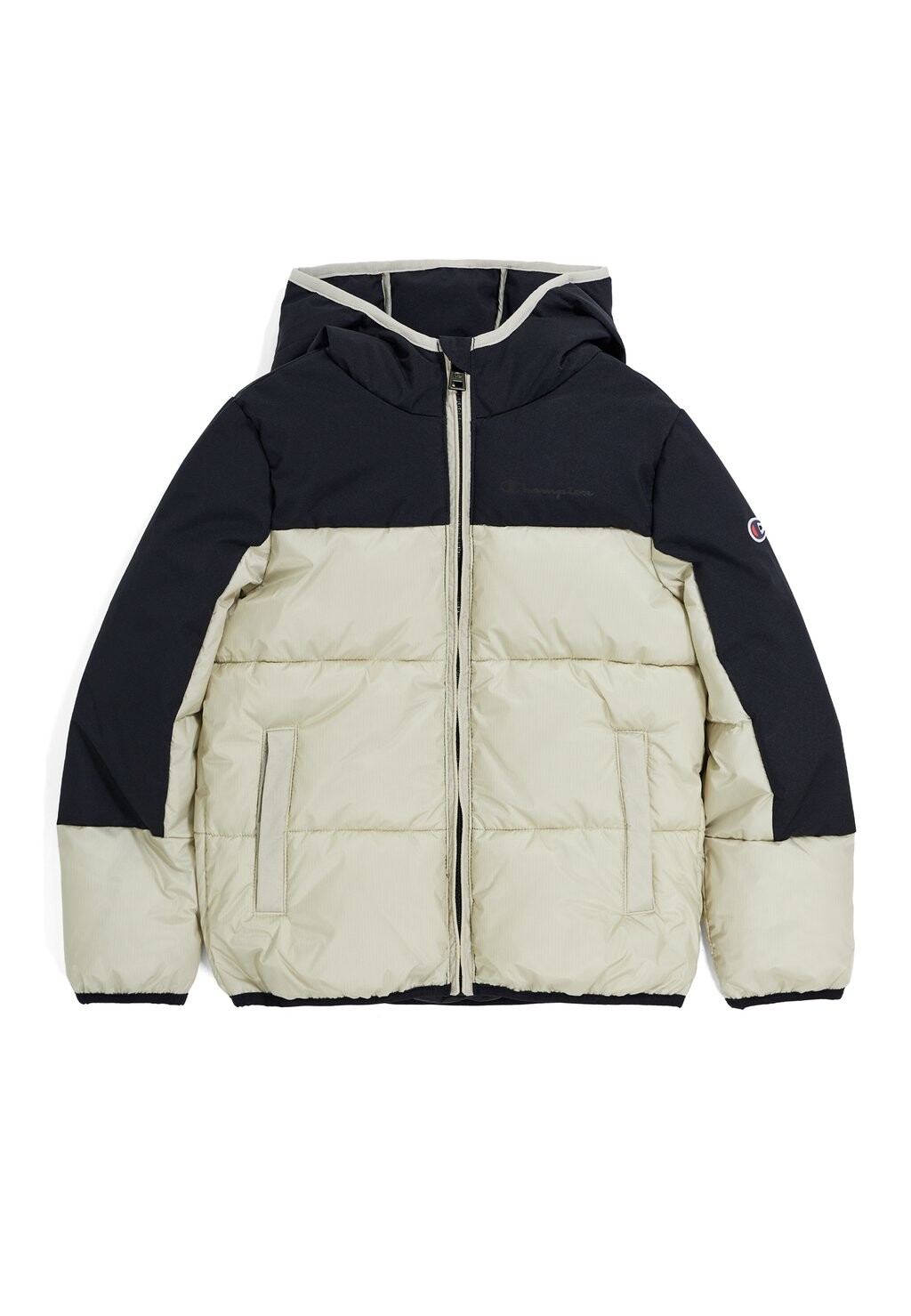 

Зимнее пальто Champion, цвет beige and black