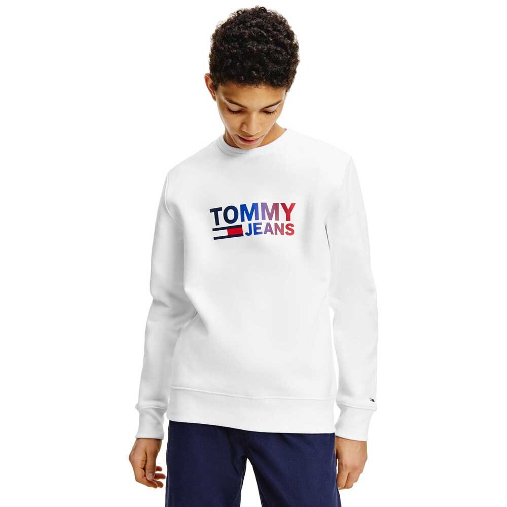 

Толстовка Tommy Jeans Ombre Corp Logo, белый