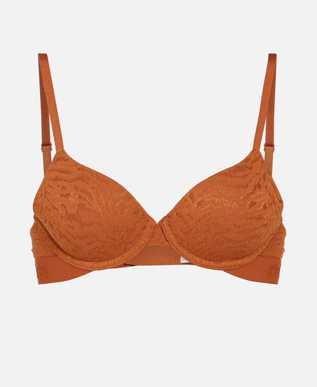 

Бюстгальтер на косточках, чашка AD Calvin Klein Underwear, терракота