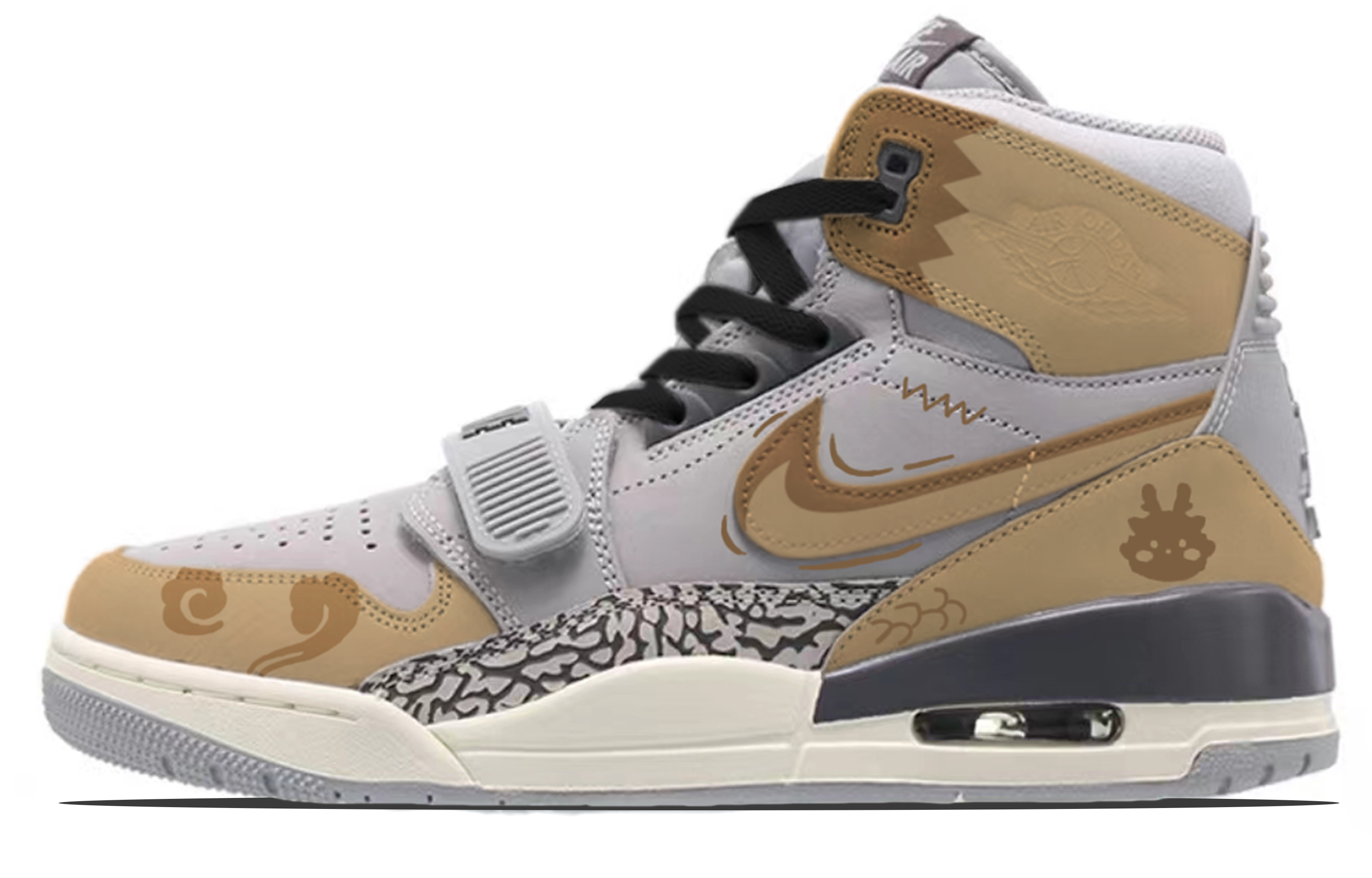 

Мужские баскетбольные кроссовки Jordan Legacy 312 Vintage, Brown