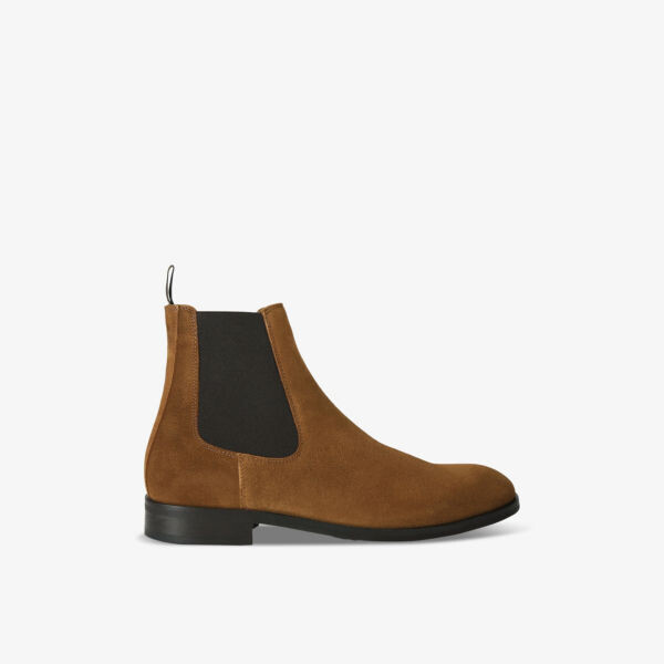 

Замшевые ботинки челси Hunter с тиснением бренда Kurt Geiger London, цвет tan