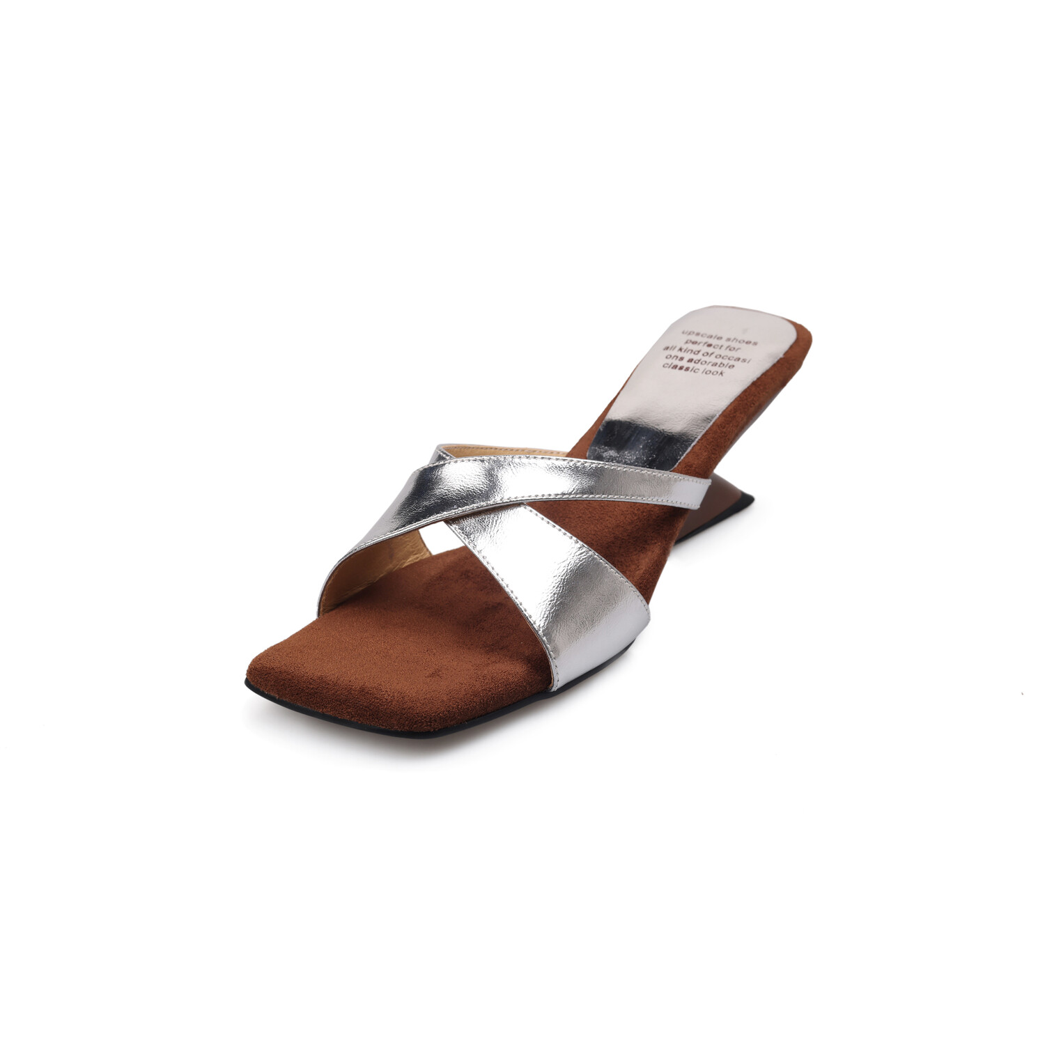 

Шлепанцы и сланцы JIUXINGDAO Slide Slippers Women's, серебряный
