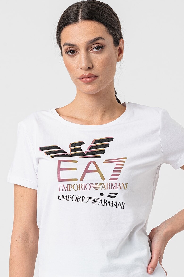

Футболка с логотипом Ea7, белый