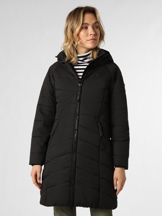 

Стеганое пальто Ragwear, черный