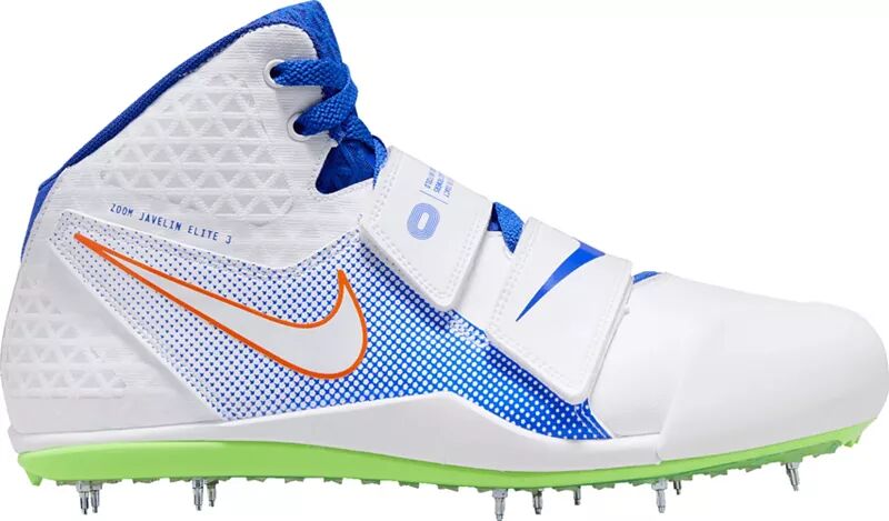 Легкоатлетические кроссовки Nike Zoom Javelin Elite 3, белый/синий кроссовки с шипами nike zoom javelin elite 3 track белый