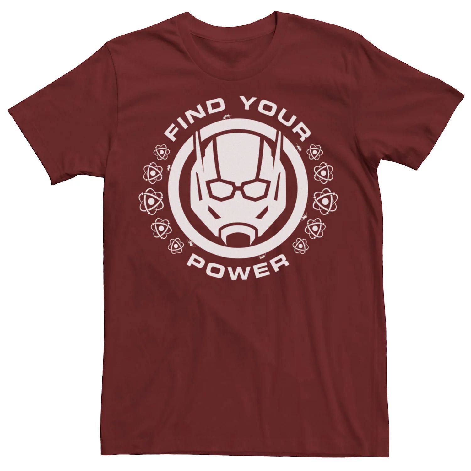 

Мужская красная футболка с логотипом Ant-Man Find Your Power Marvel, Красный