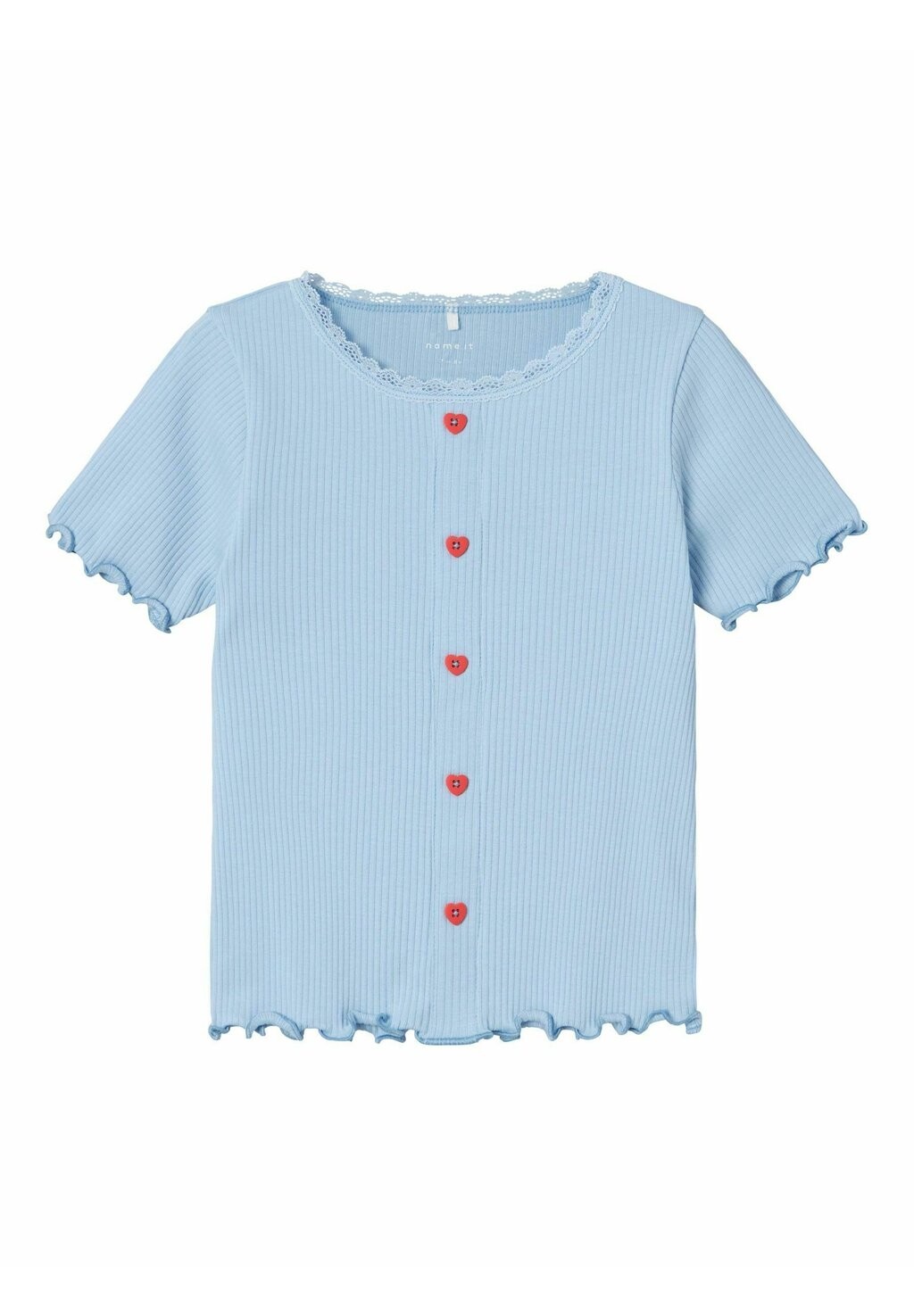

Футболка базовая SLIM FIT Name it, цвет chambray blue