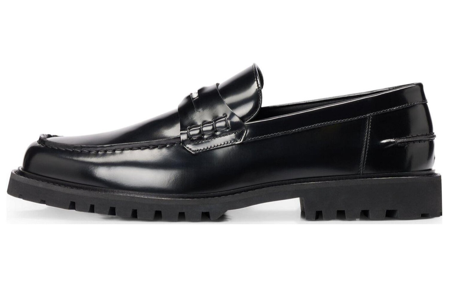 

Кожаные мокасины с логотипом BOSS Hugo Boss