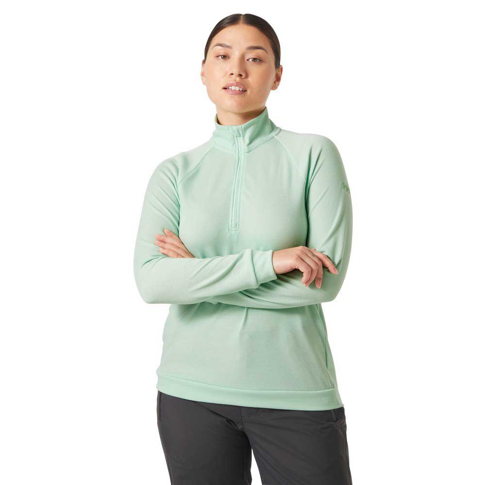 Поло Helly Hansen Inshore 1/2 Zip, зеленый джемпер puma x helly hansen 1 2 zip мужчины 52120165 xxl