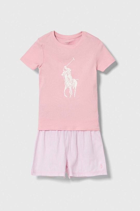 

Детская пижама Polo Ralph Lauren, розовый