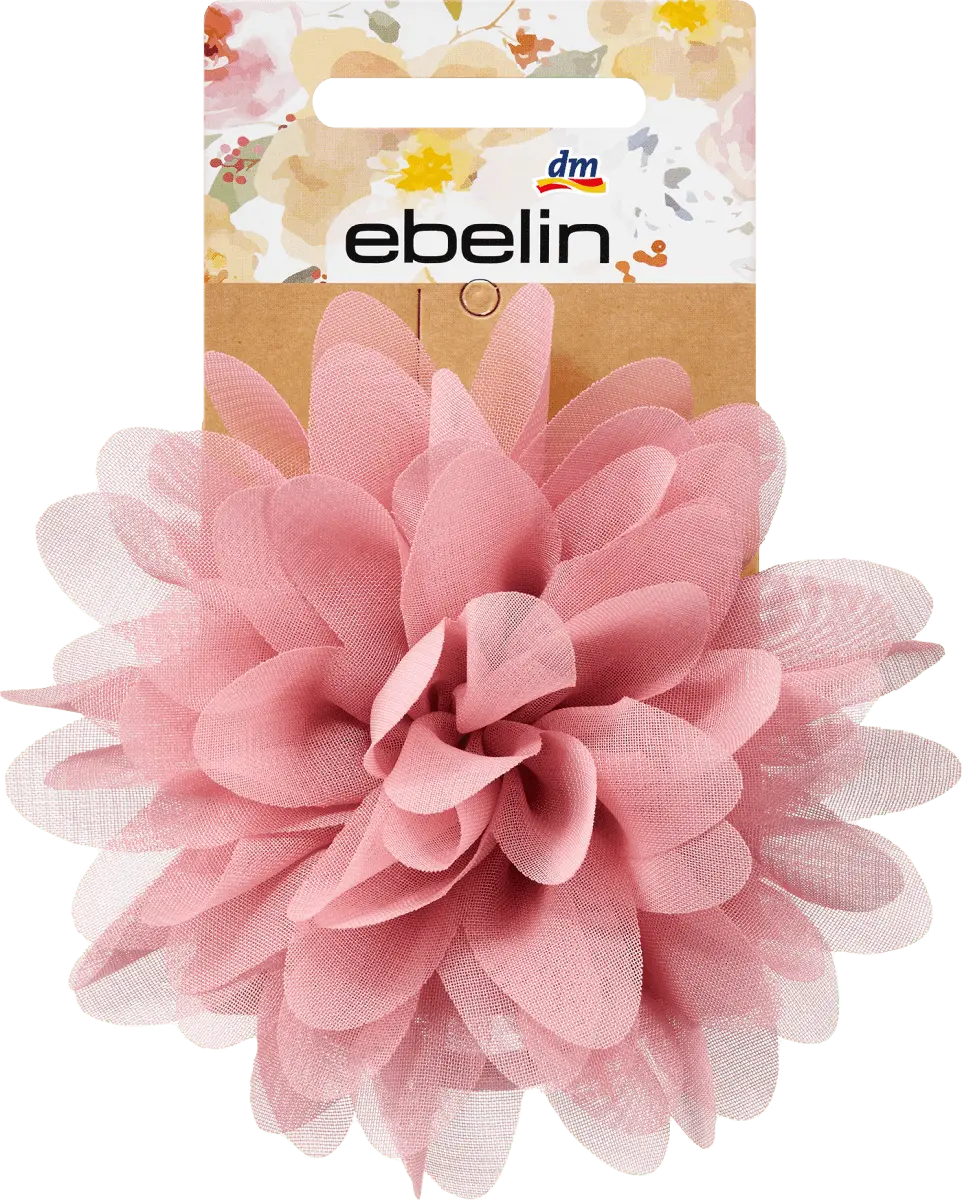 

Брошь для волос и заколка цветок розовый 1 штука ebelin