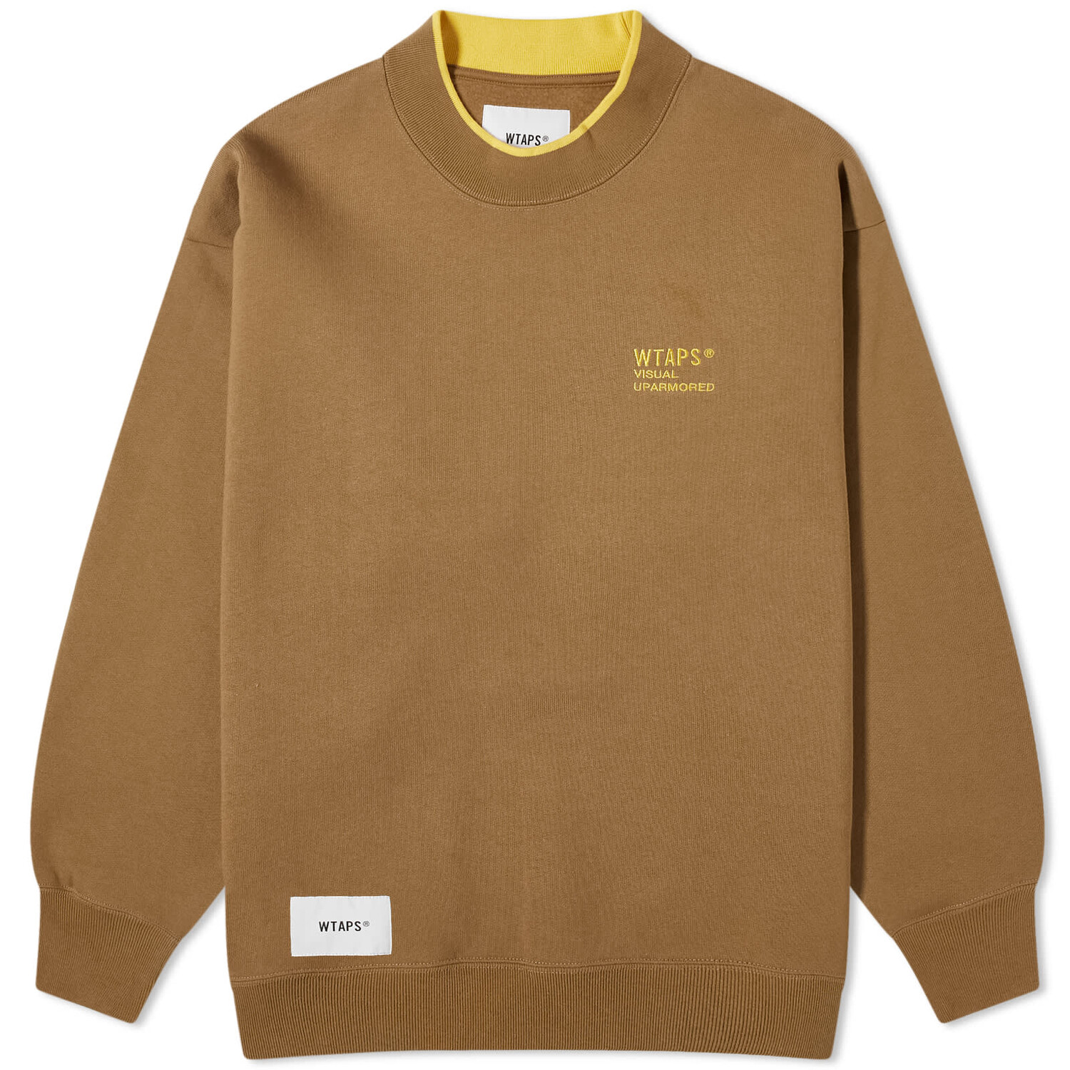 

Свитшот Wtaps 28 Contrast, коричневый