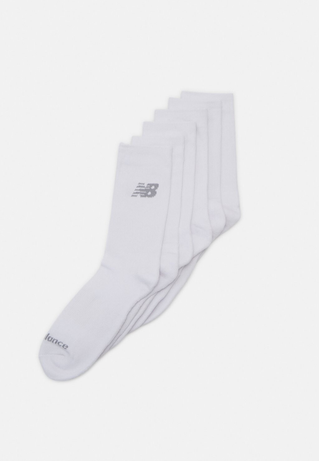

Спортивные носки Performance Cushioned Crew Socks 6 Pack New Balance, белый