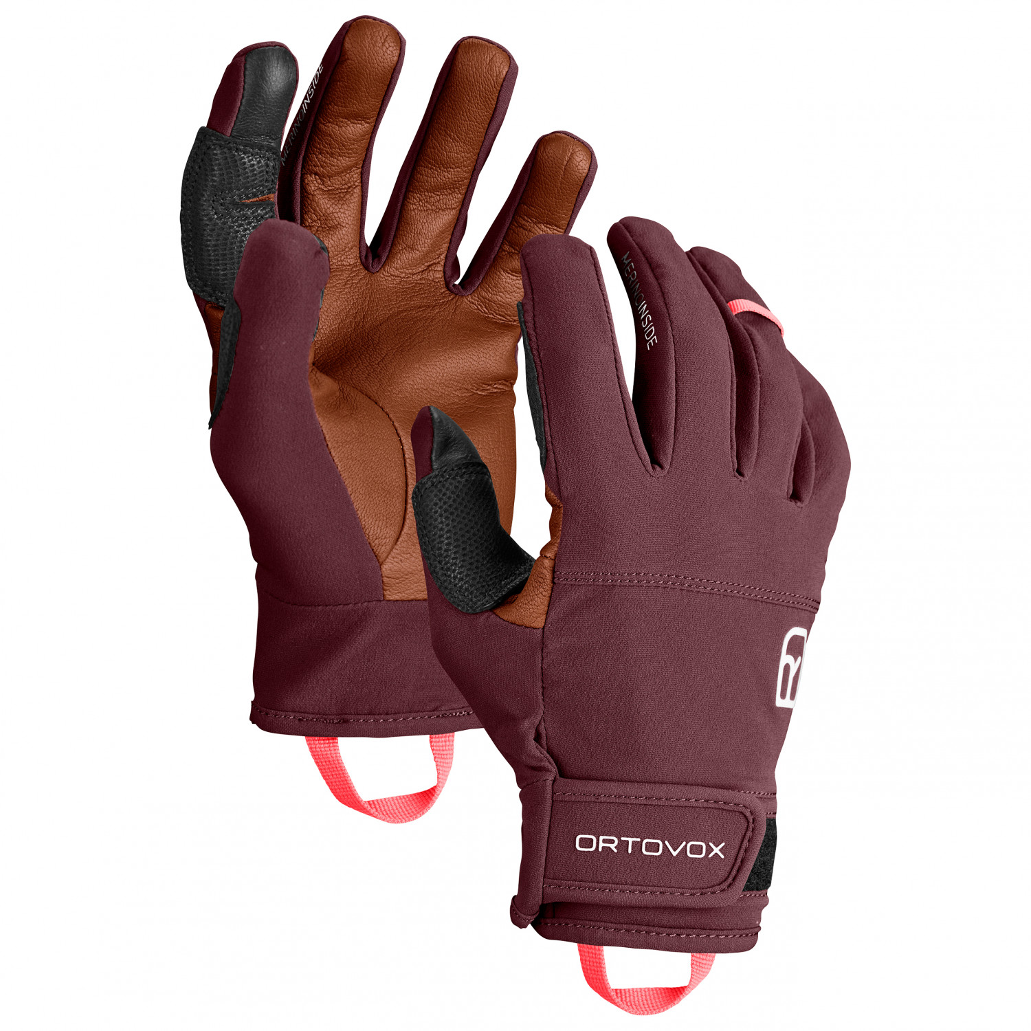 Перчатки Ortovox Women's Tour Light Glove, цвет Winetasting